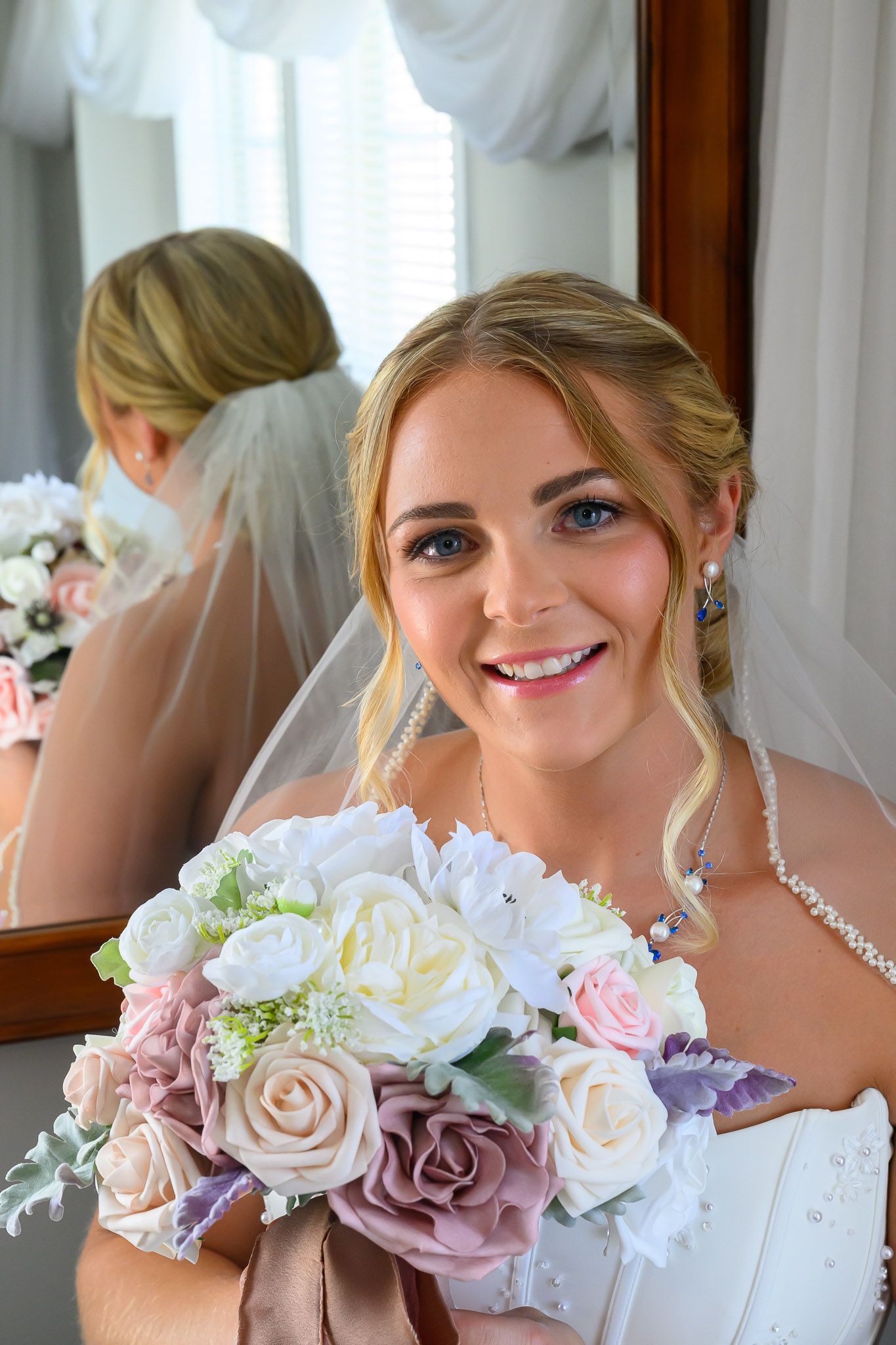 AJs Photography bride at Bean Acres