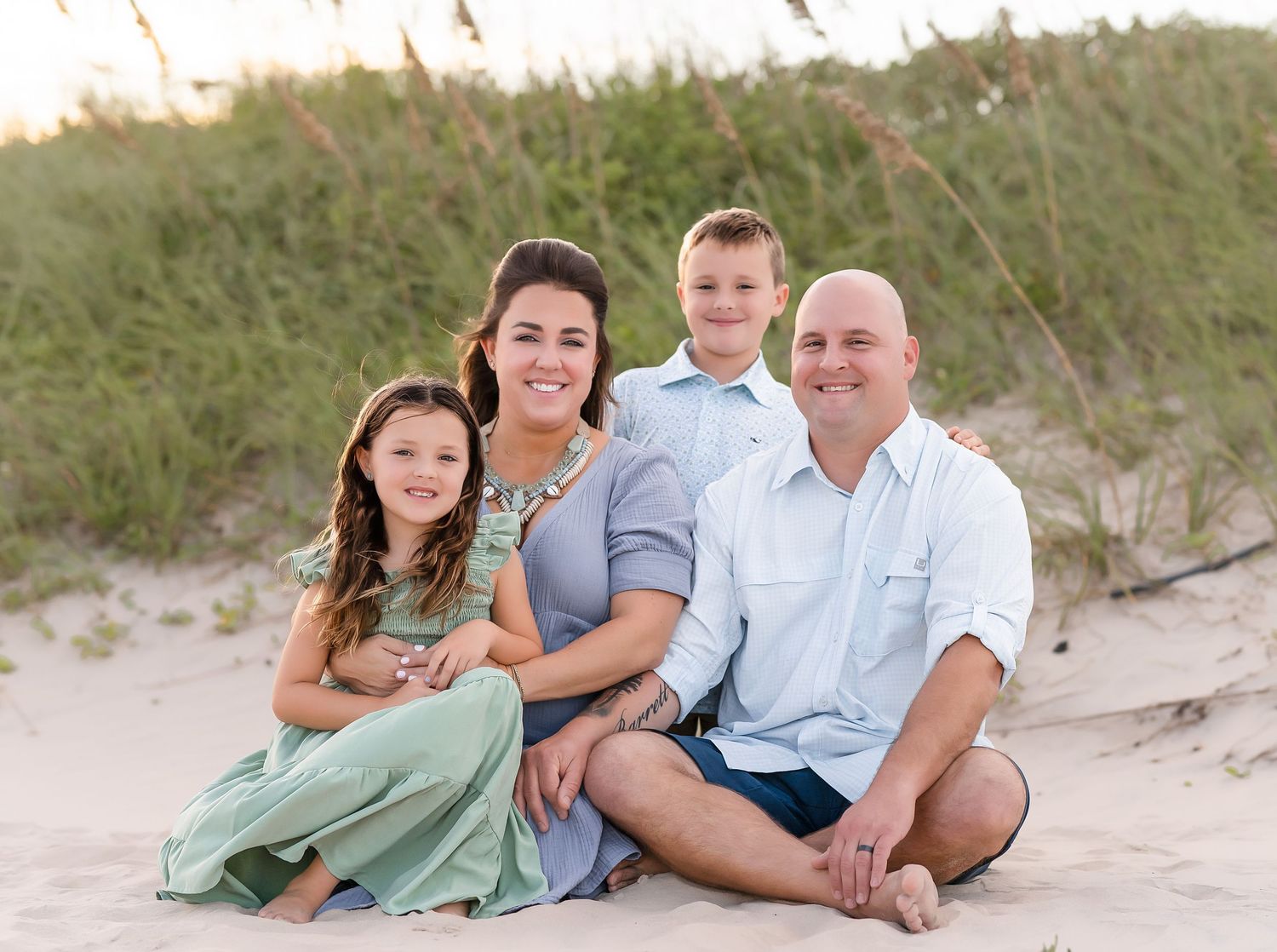 Family photography at Matagorda Beach during Matagorda Beach Photo session.