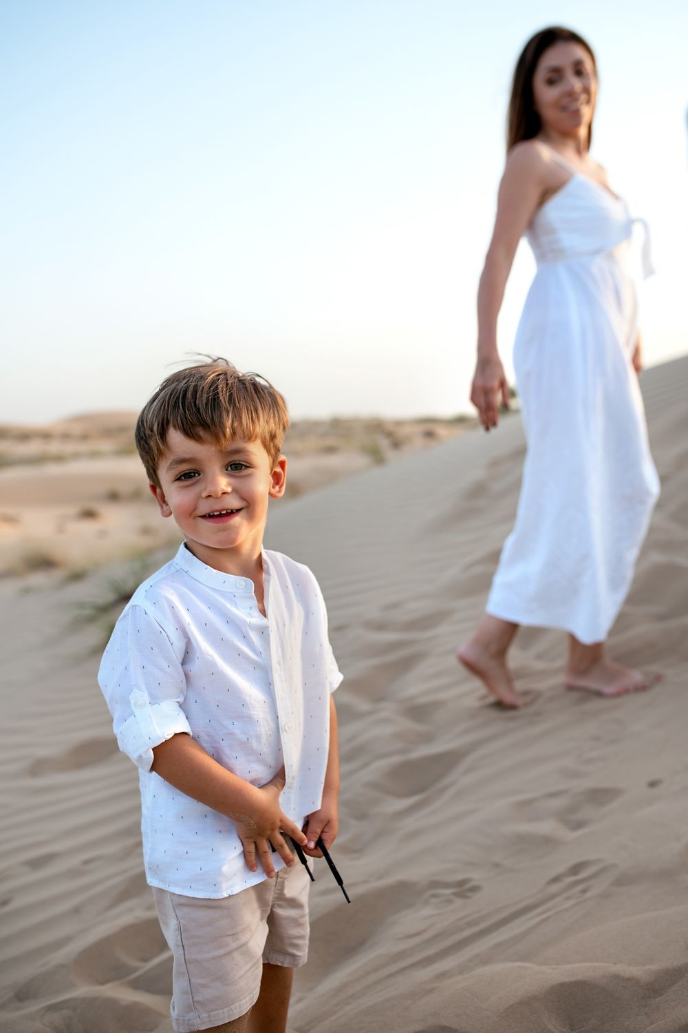 family photos desert photoshoot