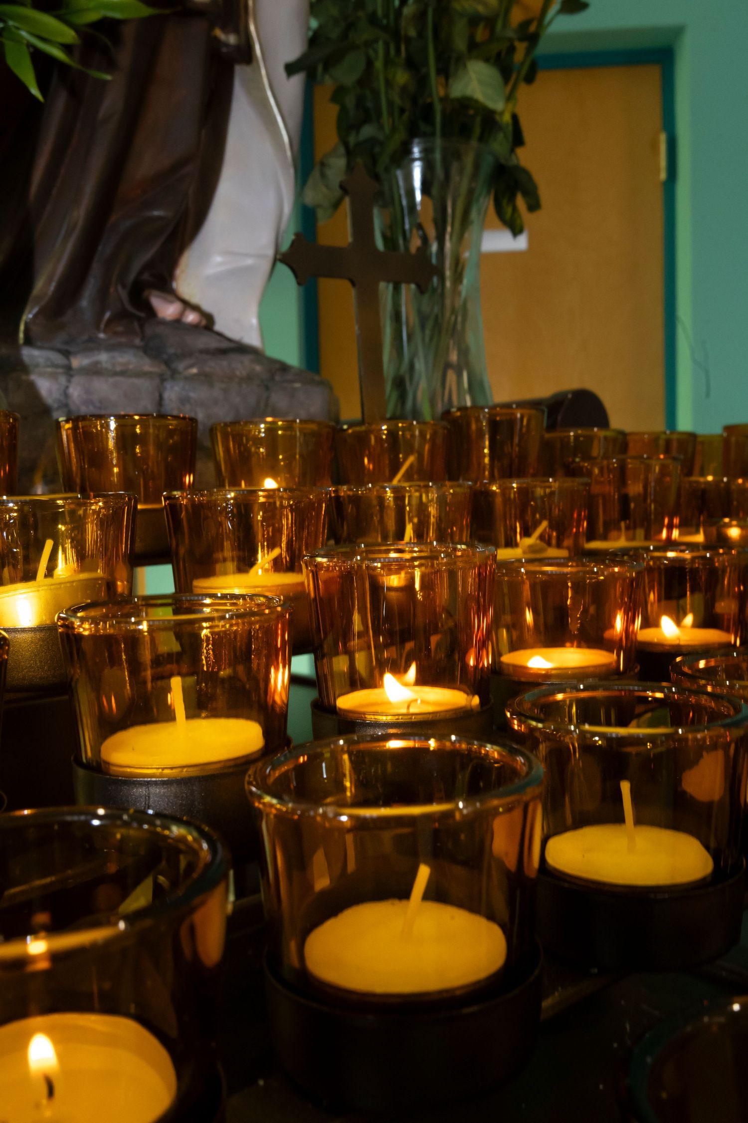 Candle lit