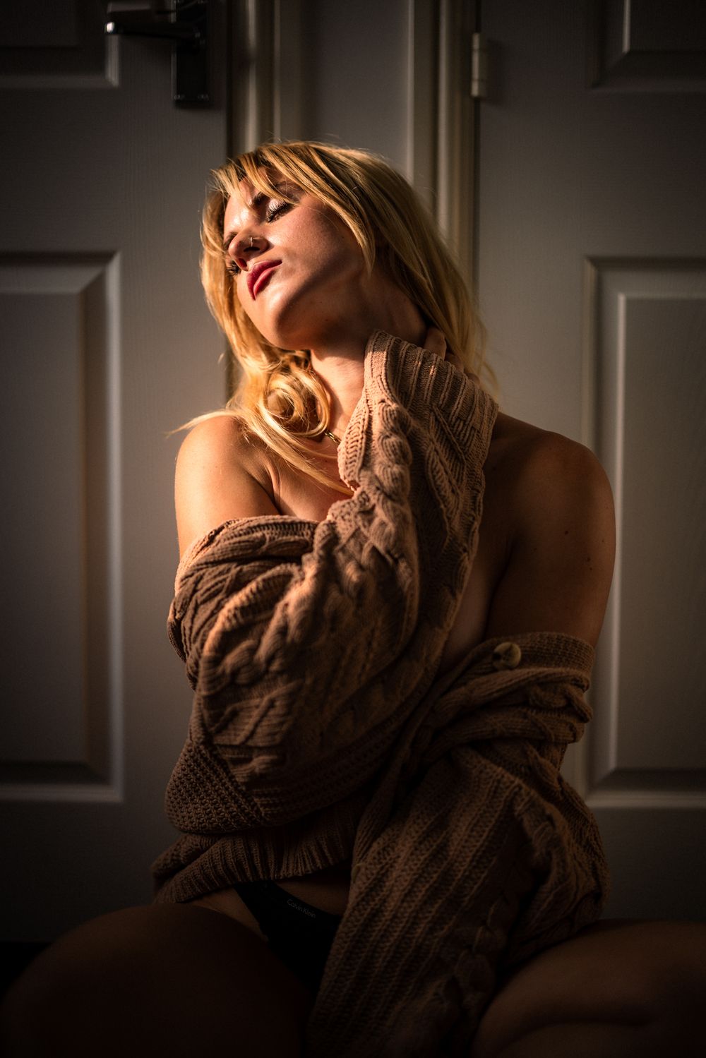 Luxury boudoir photography Newcastle studio session