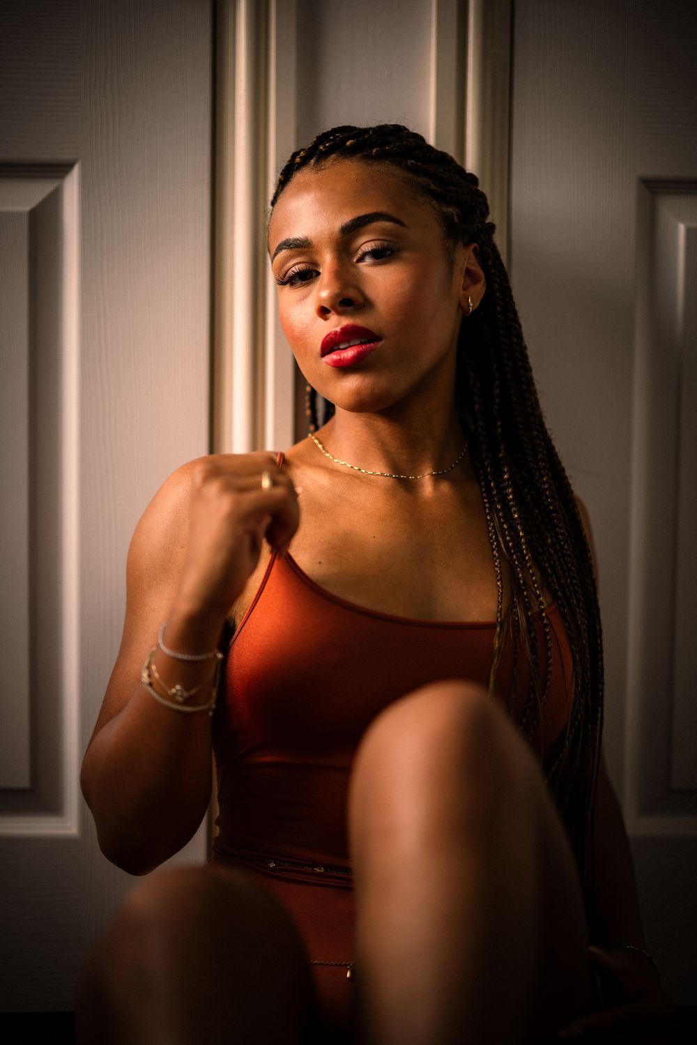 Luxury boudoir photography Newcastle studio session