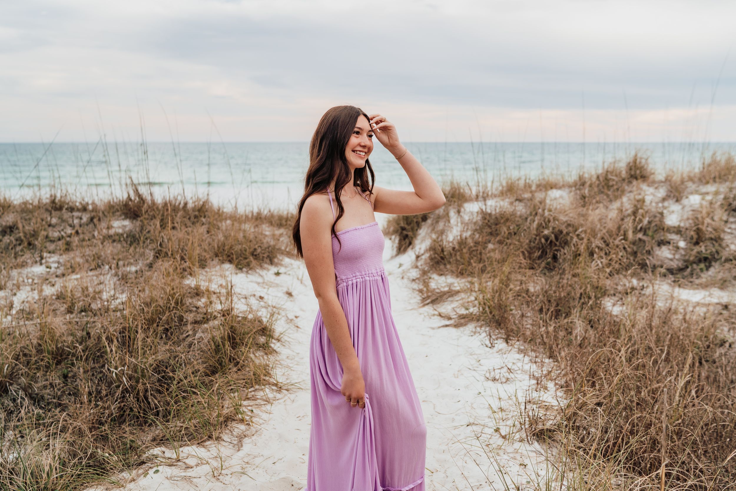 Senior Beach Photo Session Near Rosemary Beach 30A Florida