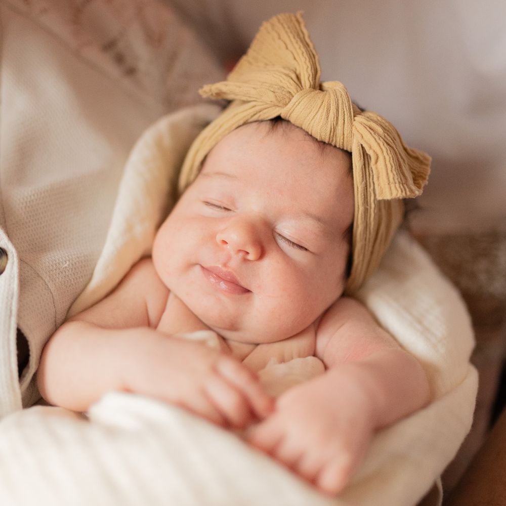 bébé qui pose endormi dans les yvelines