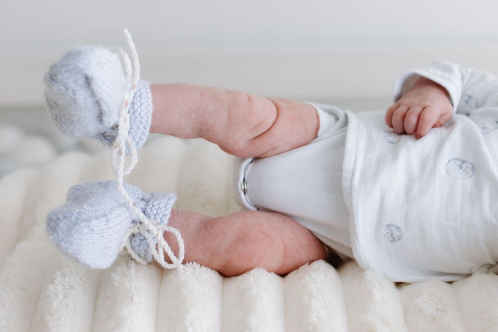 chaussons de bébé