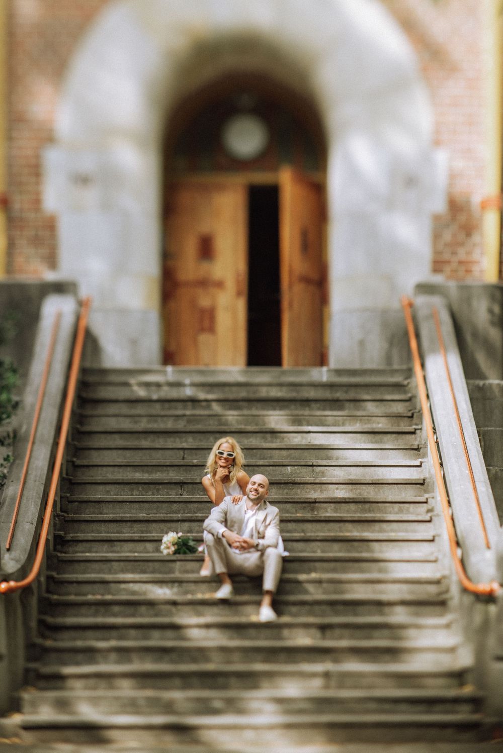 Wedding photoshoot near the Amsterdam Hermitage and Artis Zoo.