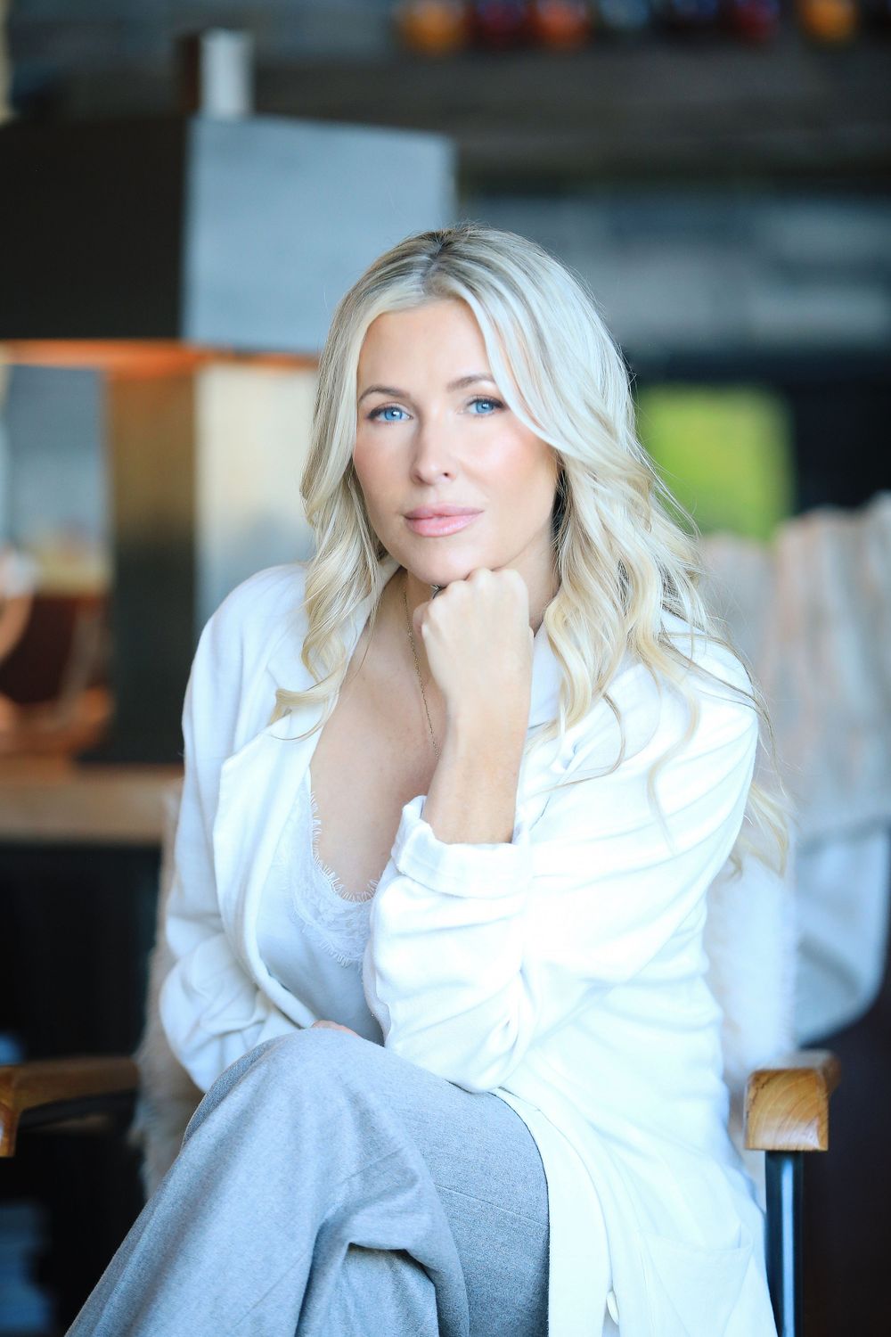 Home office or studio using natural light business lifestyle shoot