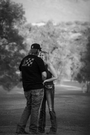 couple proposal at Omni Tucson National Golf Resort in Northwest Tucson, Arizona