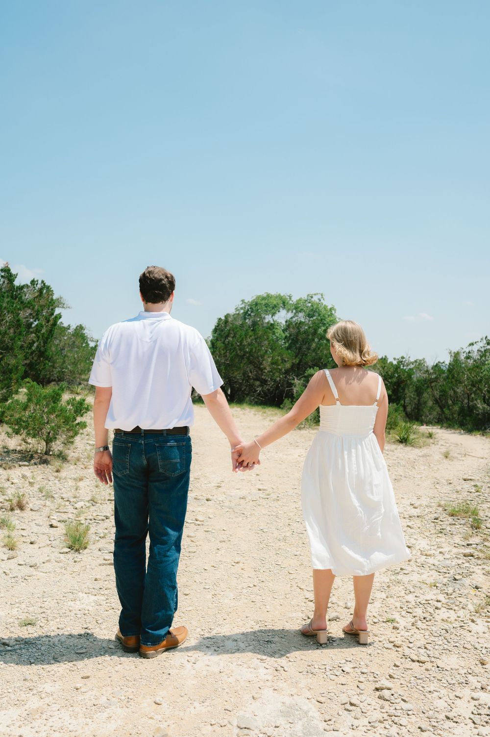 Surprise proposal and engagement photography in Canyon Lake, Texas