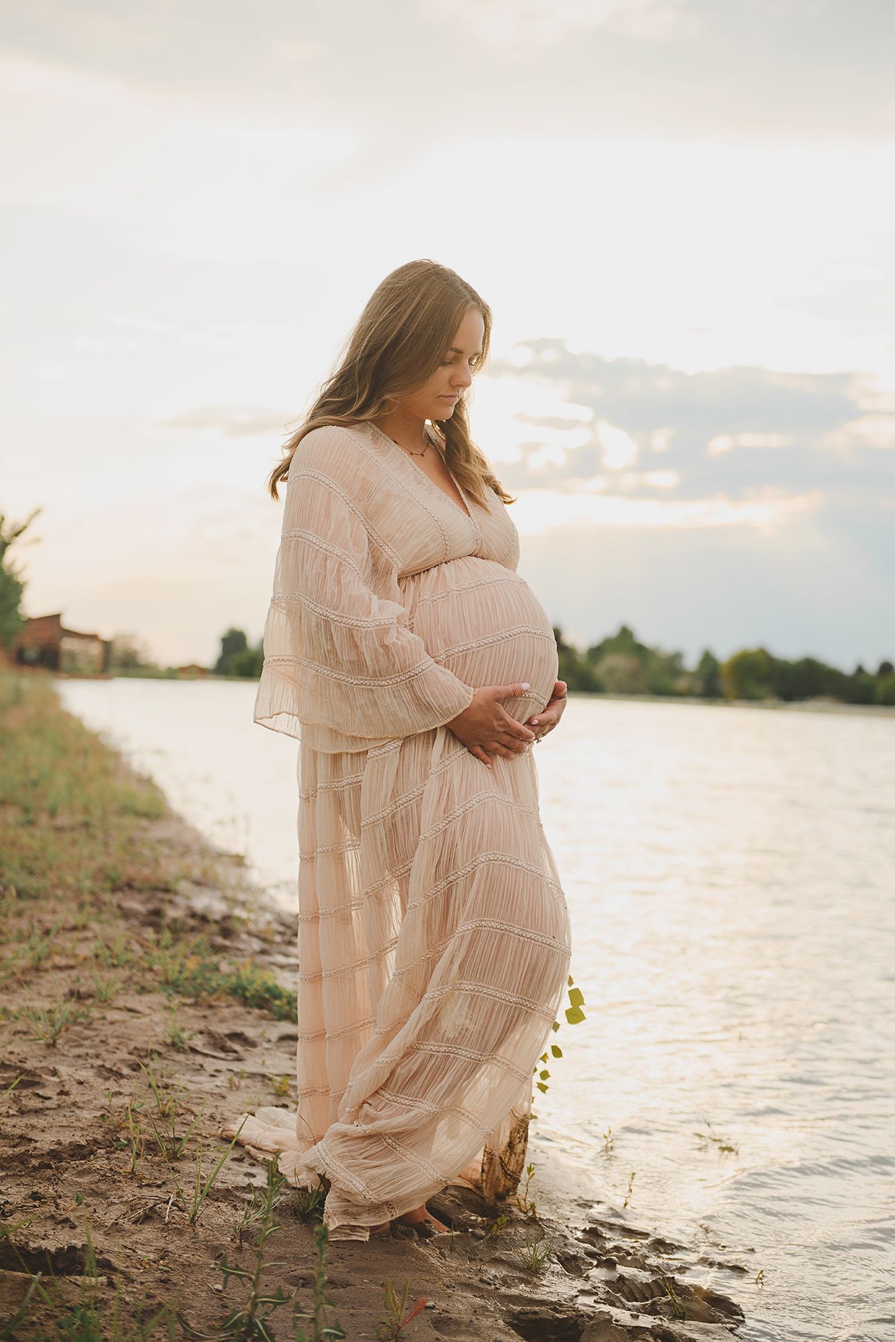 Maternity Photos at a Lake in Blackfoot ID ShutterGirl Maternity Photographer Blackfoot Emotive Photographer
Custom Maternity Photography