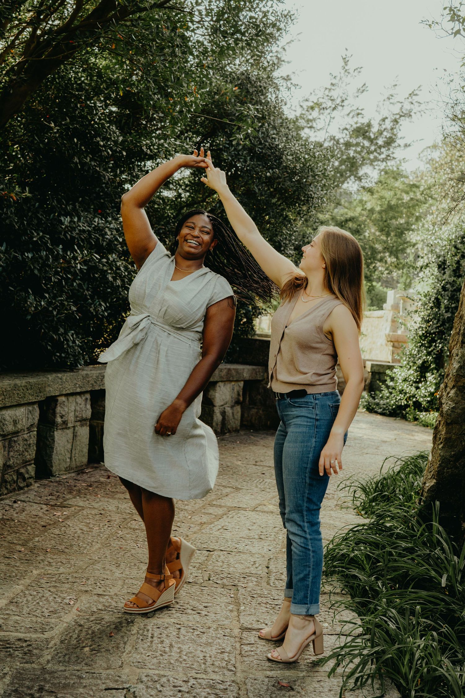 engagement session in Maymont Park in Richmond Virginia