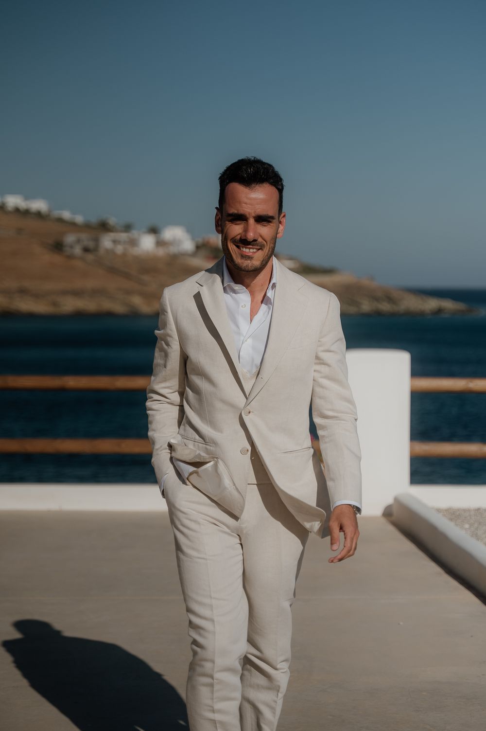 elegant island wedding photographer in Tinos Mykonos Greece