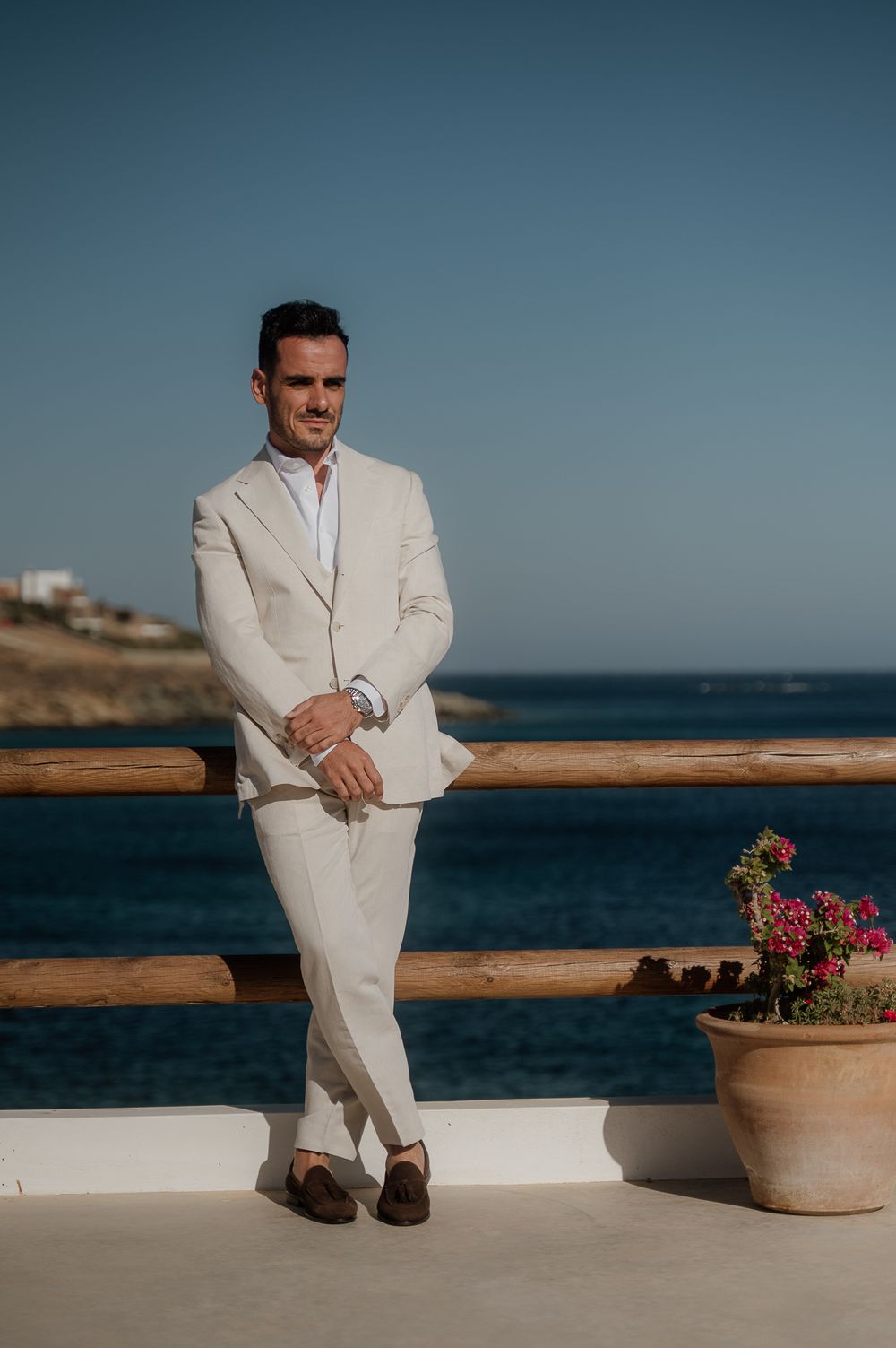 elegant island wedding photographer in Tinos Mykonos Greece