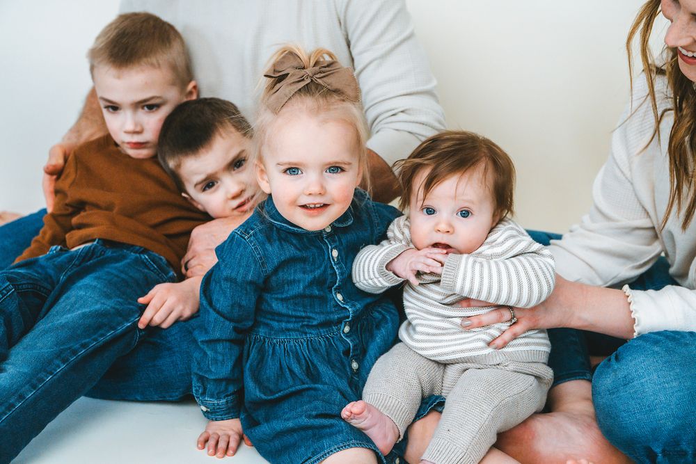family, studio, lifestyle, West Michigan
