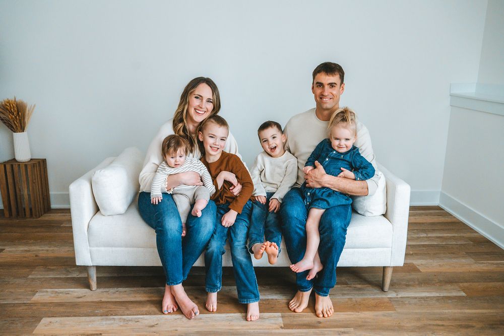 family, studio, lifestyle, West Michigan