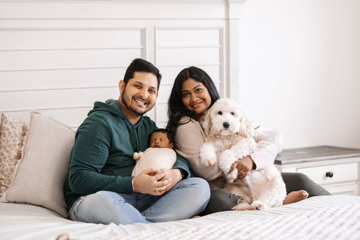 Newborn baby photography session in Batavia Illinois by Olena Swoboda Photography LLC