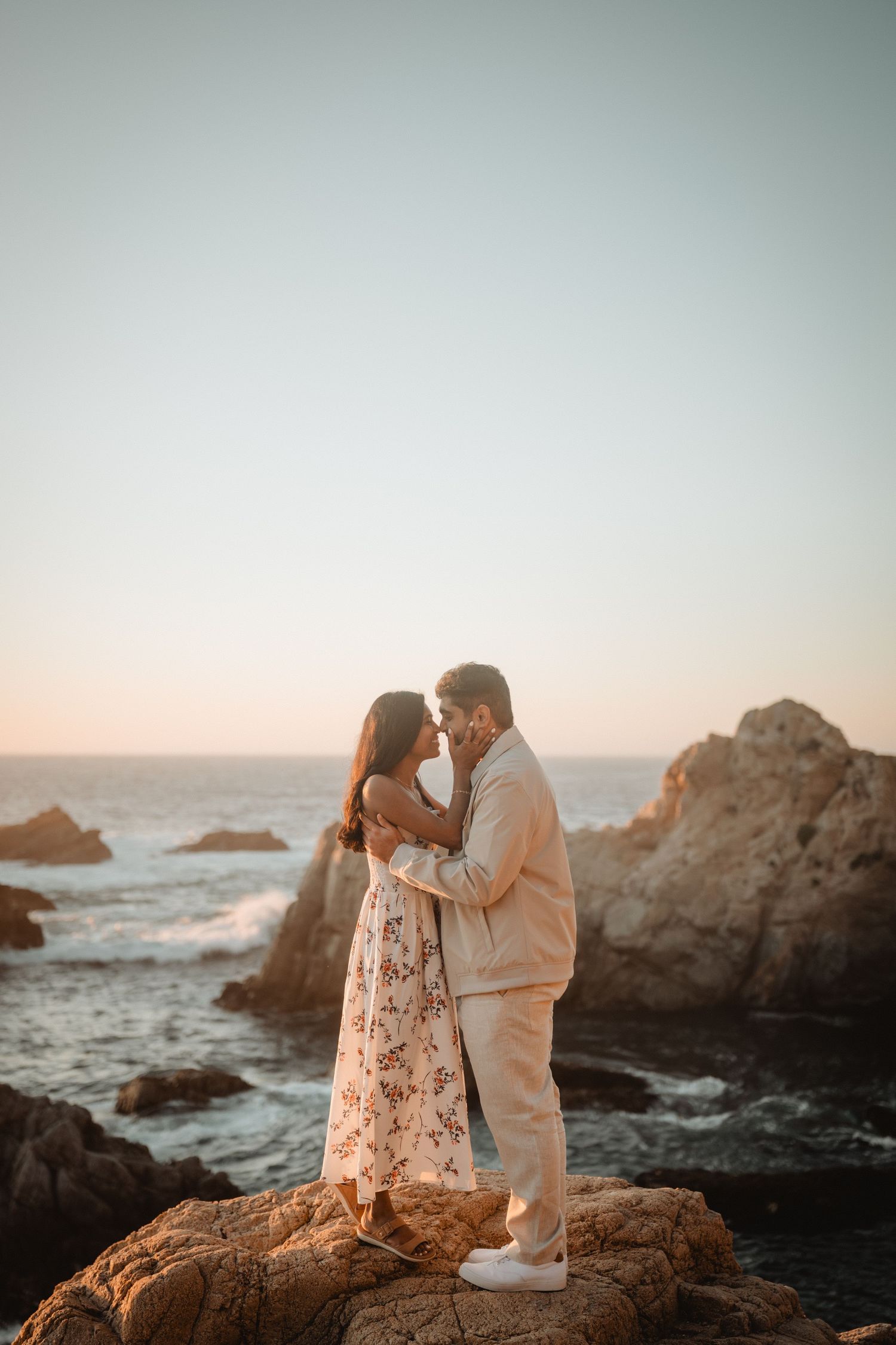 big sur proposal photo session