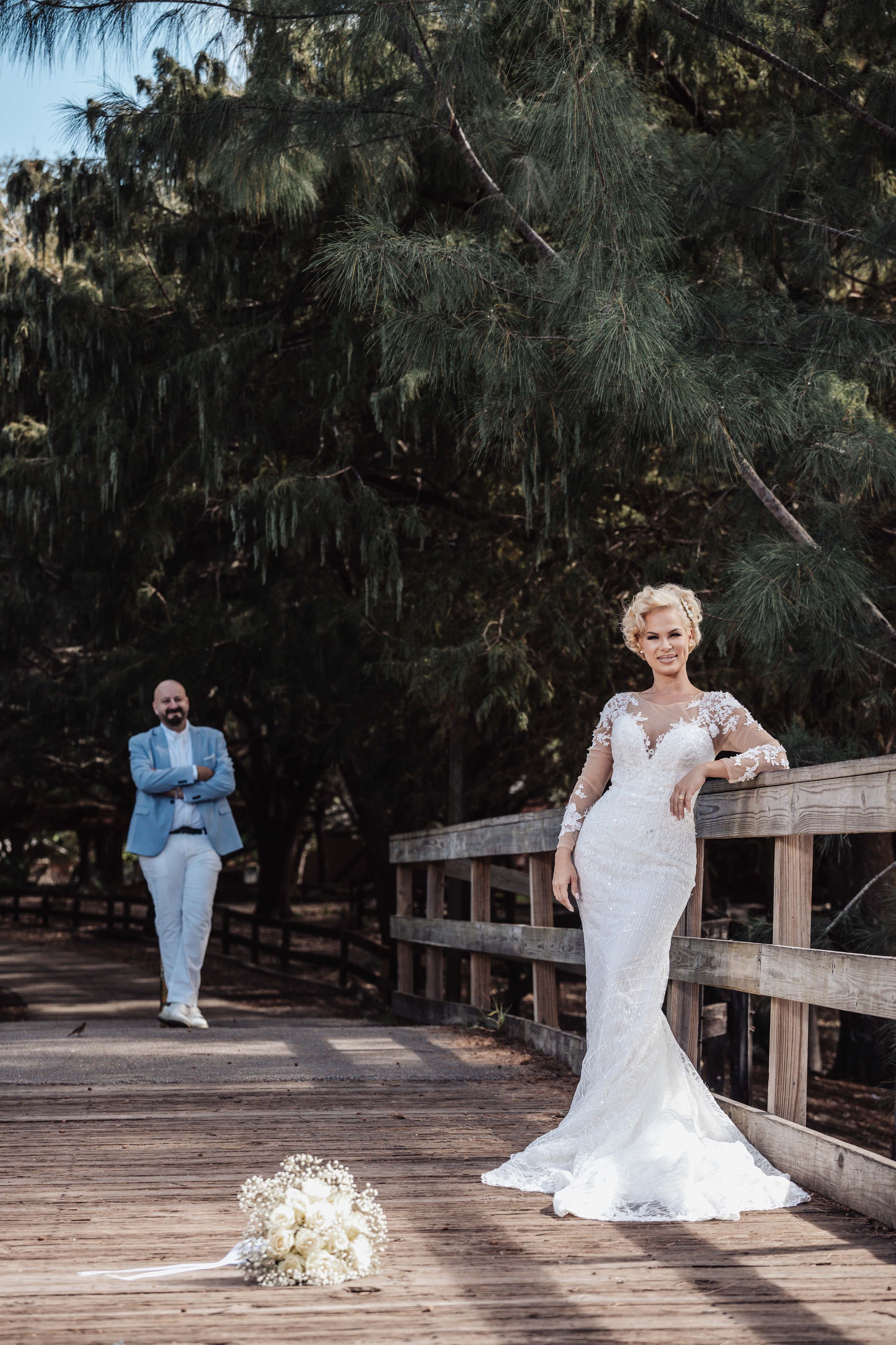 Wedding photoshoot at Amelia Park