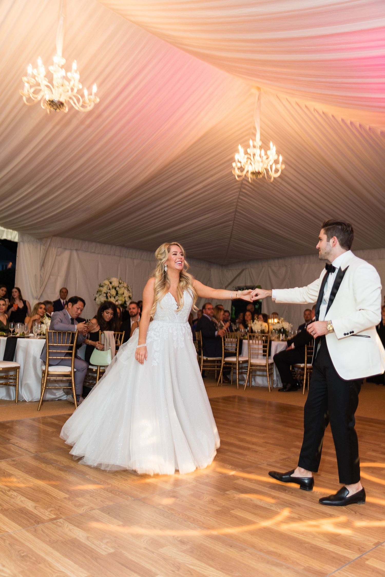 Ashley + Jarred | Zuccari Wedding | © Carly Arnwine Photography | PriscillaMBeauty | RSVP Catering | The Vow Boutique | Flowers at 38