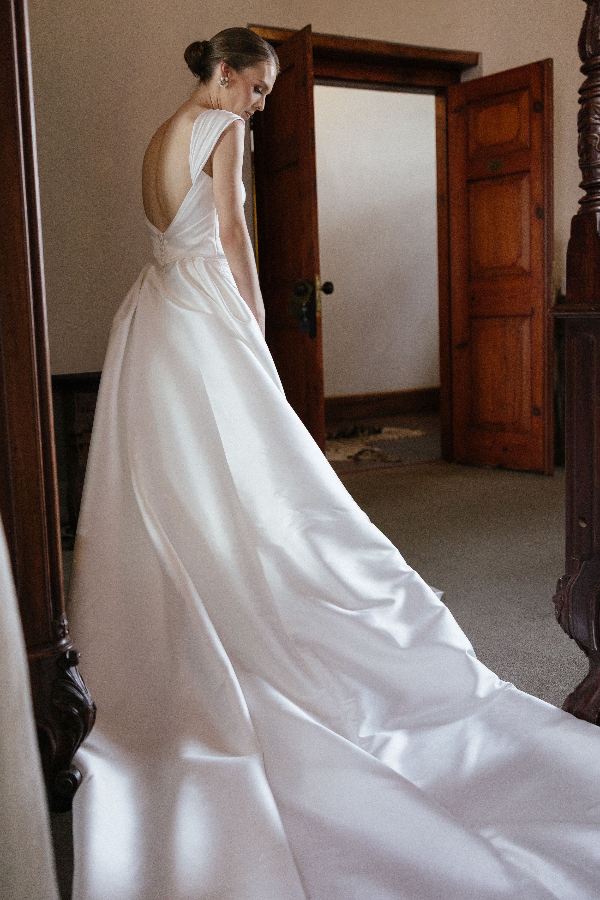 Wedding photographer Christene de Coning at Diamant Estate in Paarl with Deon Meiring and Masch dresses