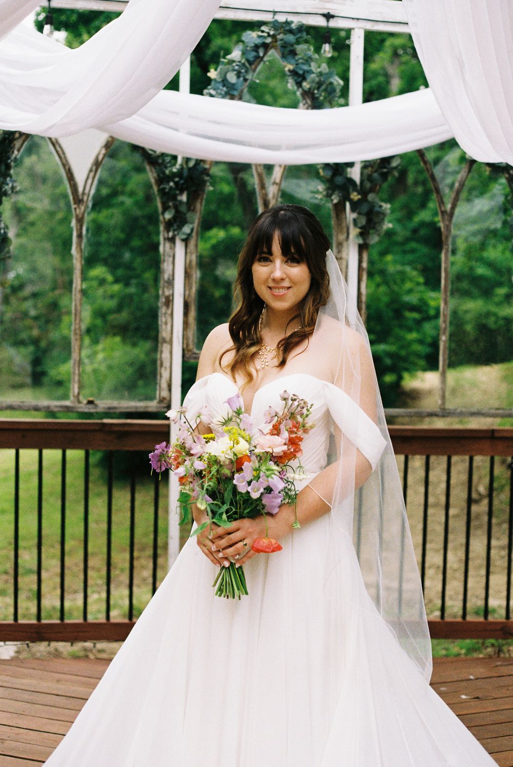 St. Louis bride on 35mm film