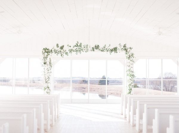 Chapel ceremony setup at The Grand Ivory, a Dallas wedding venue