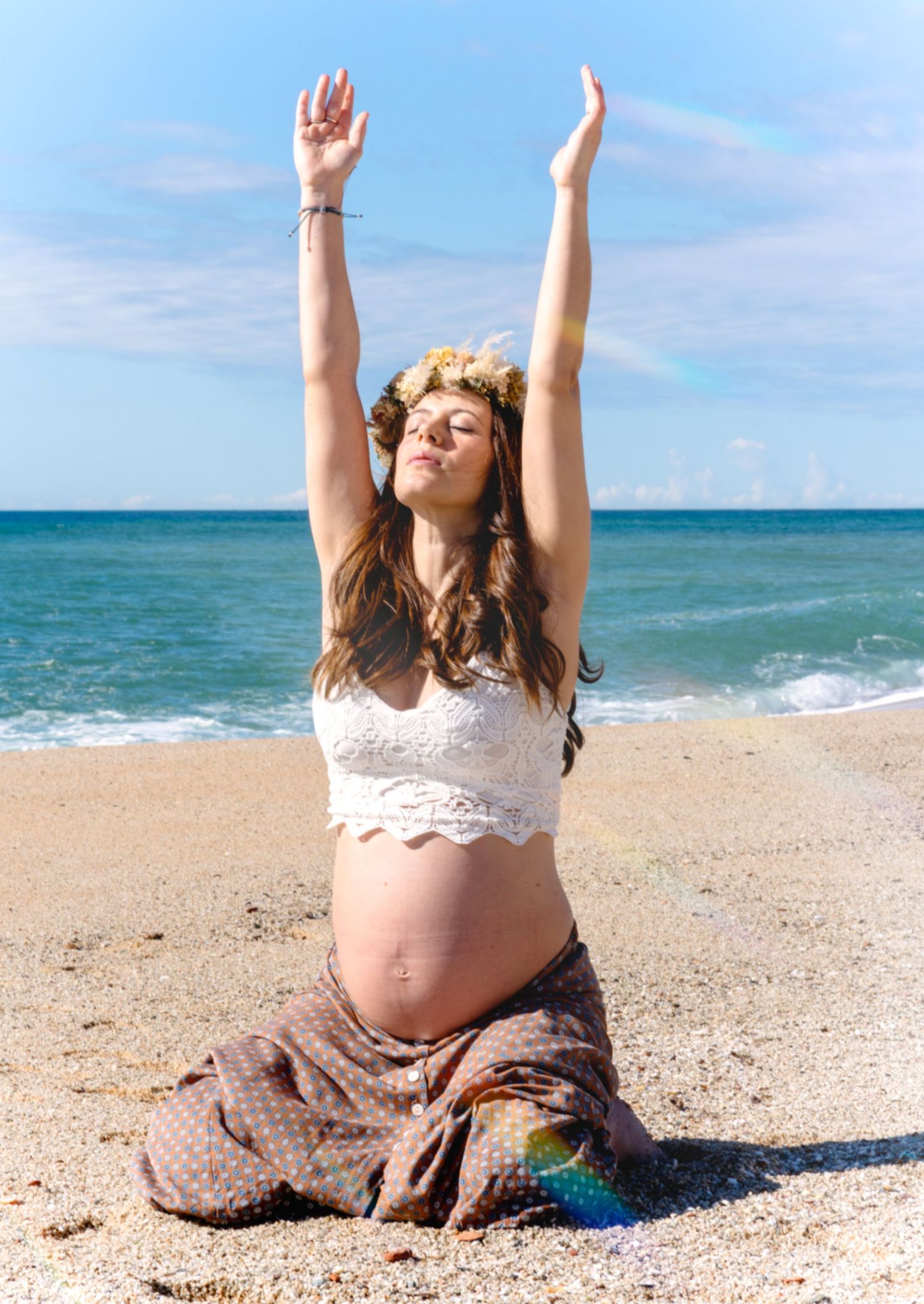 Beautiful pregnant woman