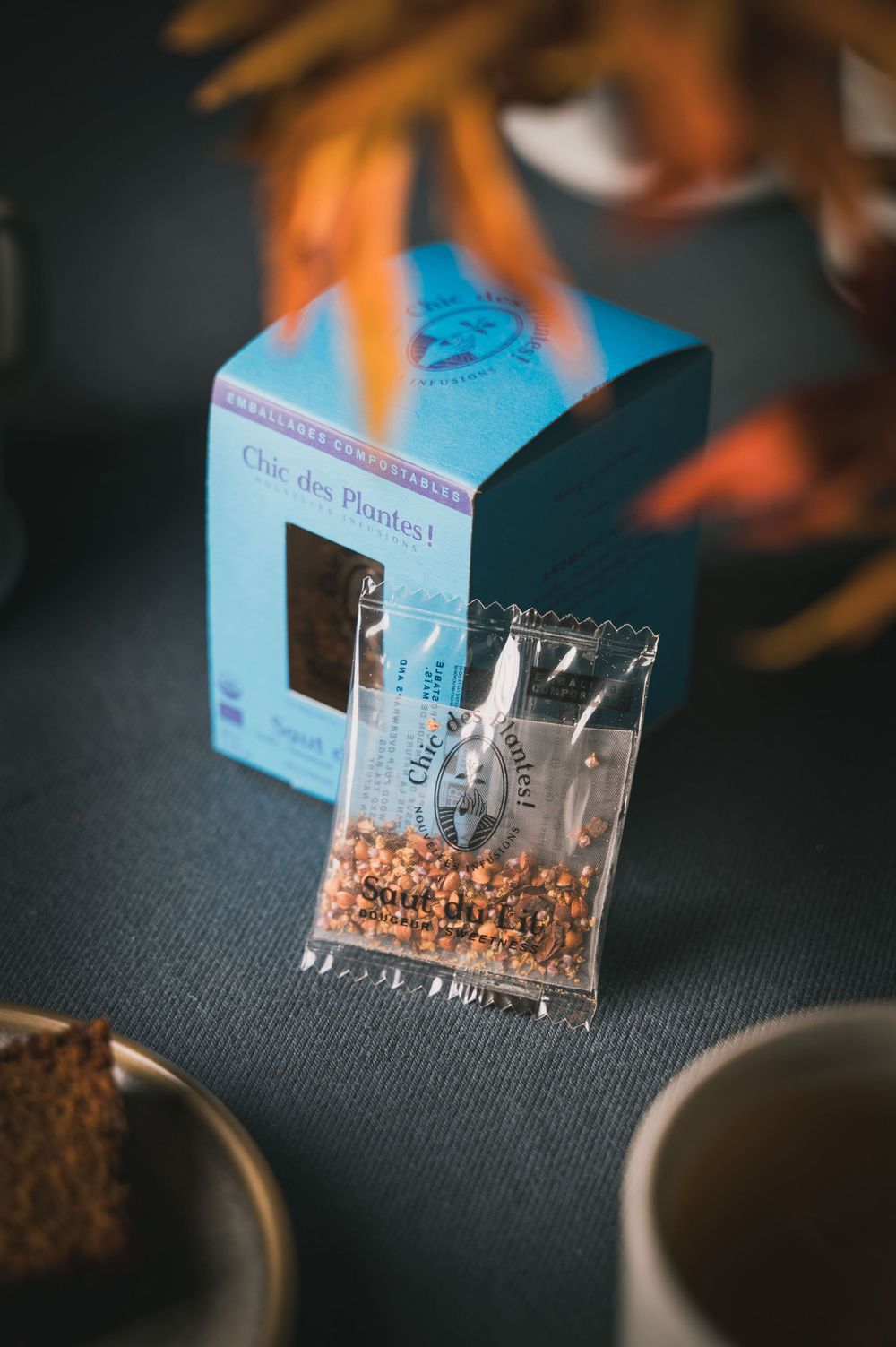 Photo de thé, photographie culinaire par Mélanie Rousselle, photographe spécialisée dans le culinaire.