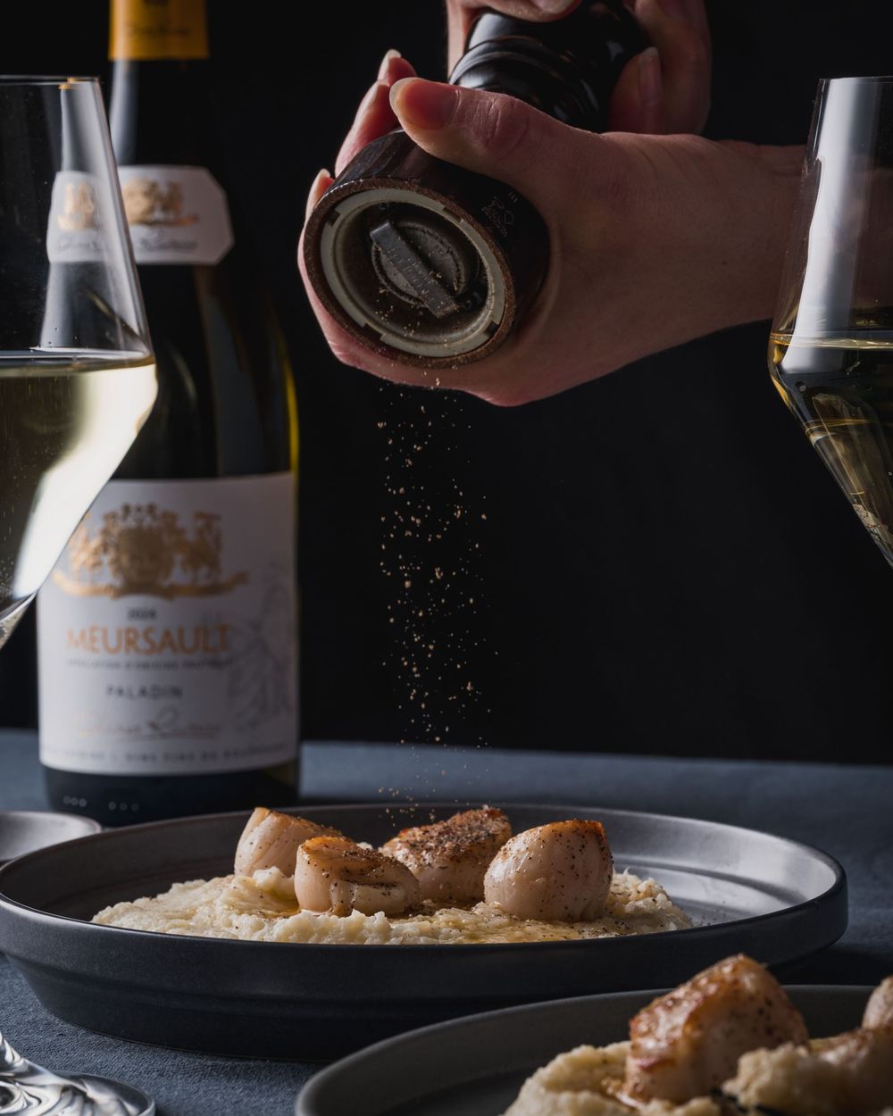 Photo avec recette accord mets vin - Mélanie Rousselle styliste et photographe culinaire Paris