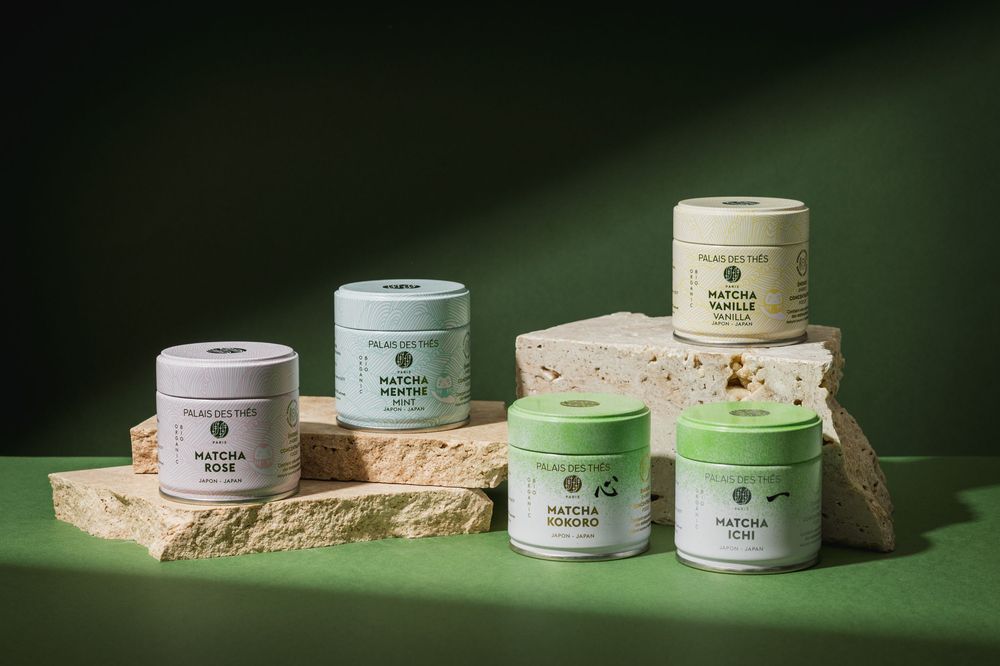 Matcha latte de palais des thés - Photographe boisson Paris Mélanie Rousselle