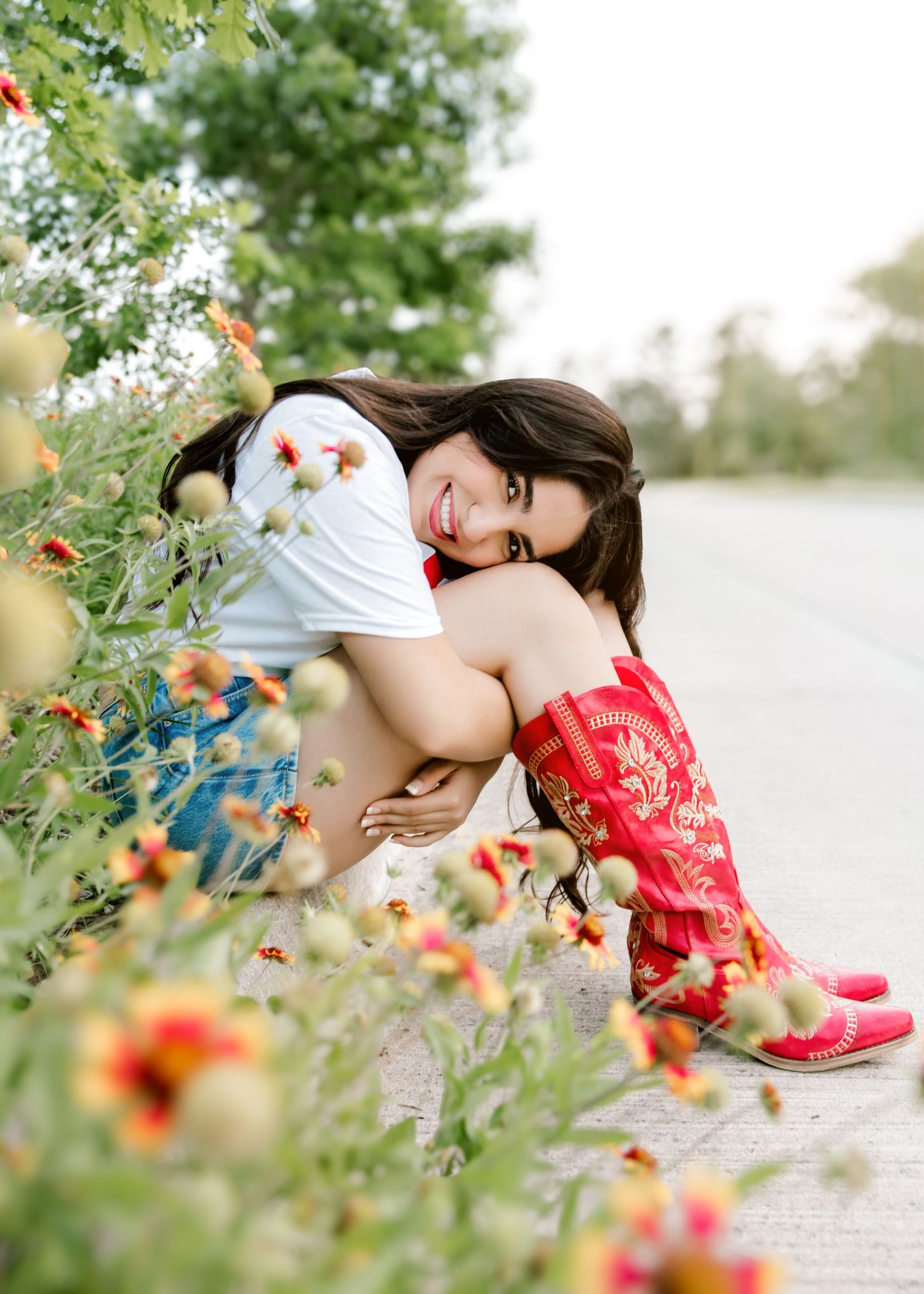 Houston senior photographer editorial style portraits