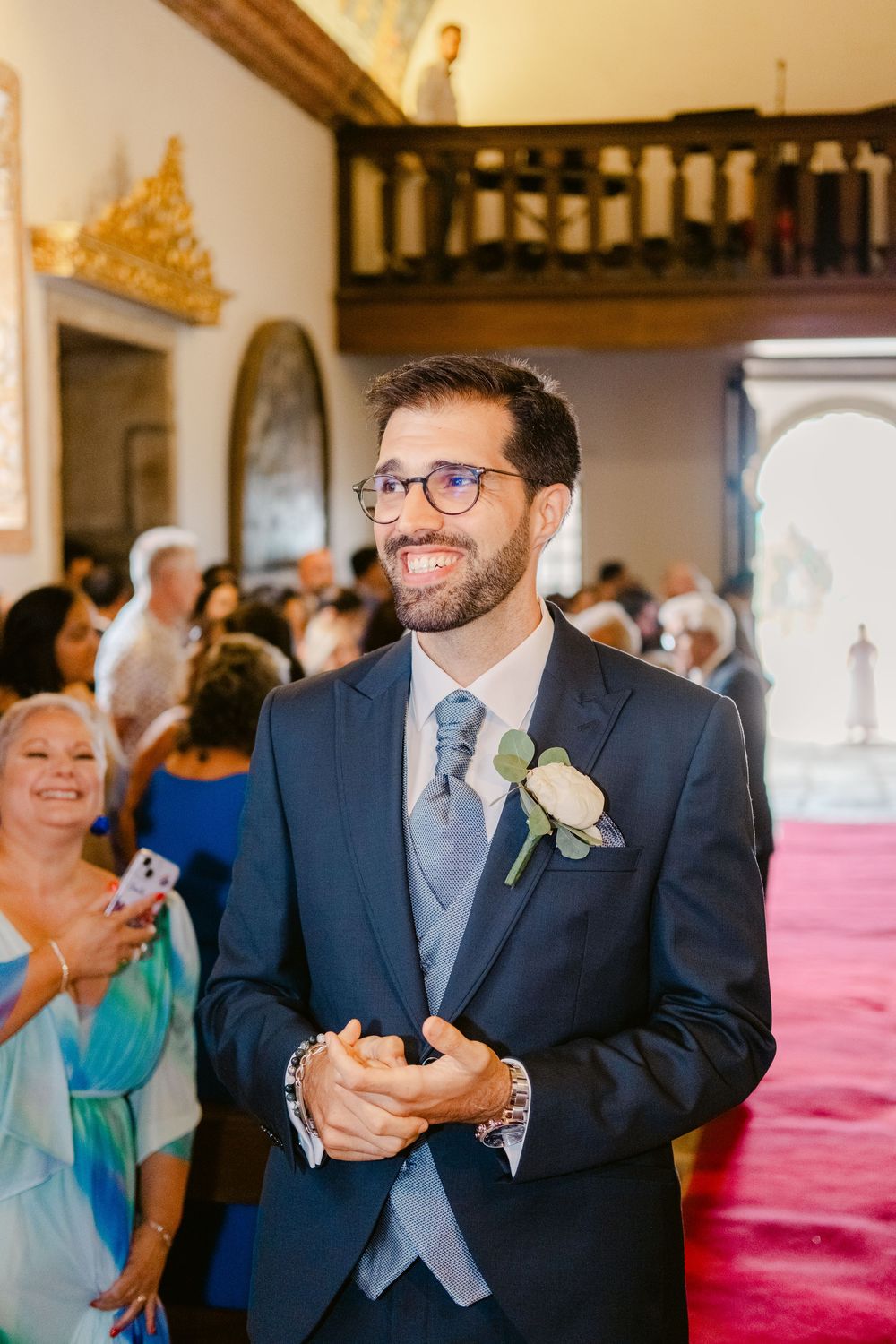 Groom entrance photos