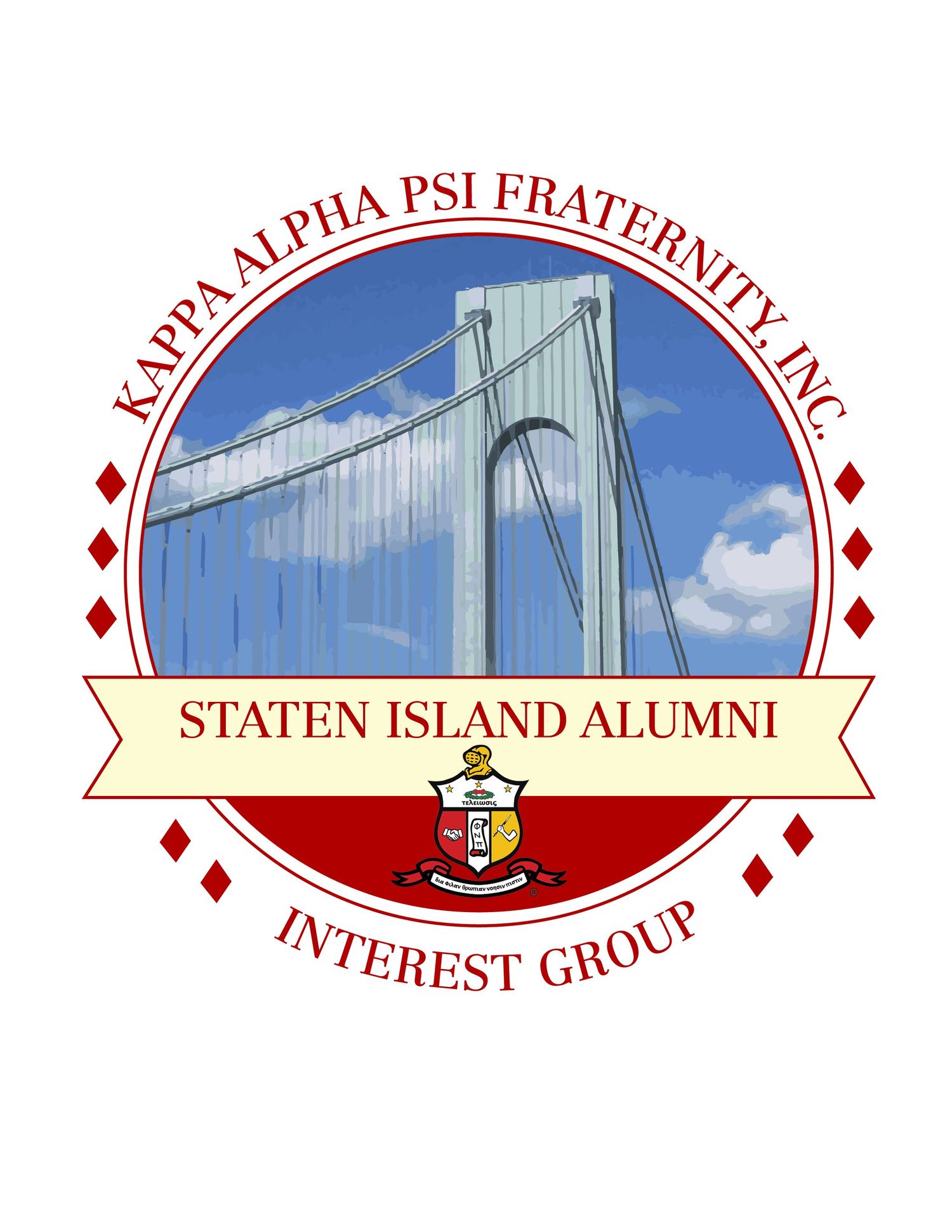 Kappa Alpha Psi, Fraternity Incorporated Chapter Logo w/ official color palette