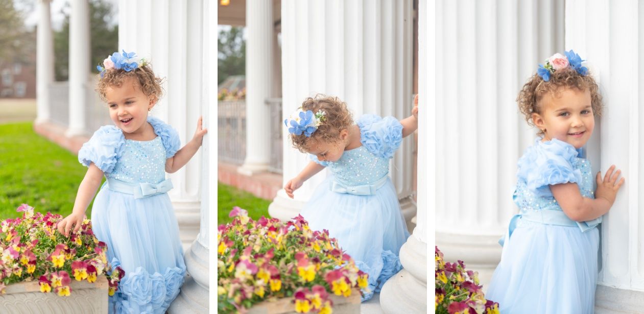 3rd Birthday Girl and Family Session with Grandparents at Frank Philips Home by Bartlesville Photographer Kristi Bray