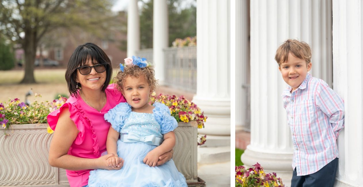 3rd Birthday Girl and Family Session with Grandparents at Frank Philips Home by Bartlesville Photographer Kristi Bray