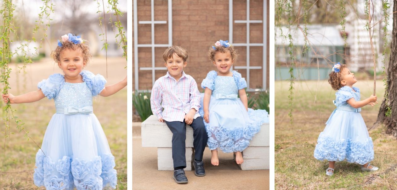 3rd Birthday Girl and Family Session with Grandparents at Frank Philips Home by Bartlesville Photographer Kristi Bray