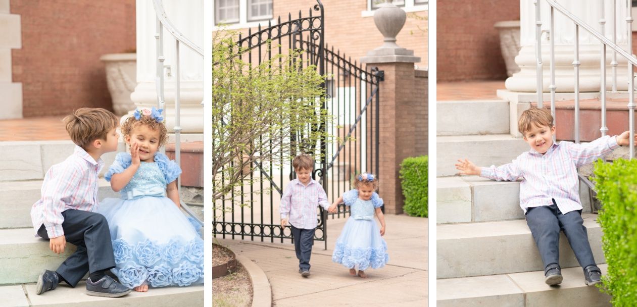 3rd Birthday Girl and Family Session with Grandparents at Frank Philips Home by Bartlesville Photographer Kristi Bray