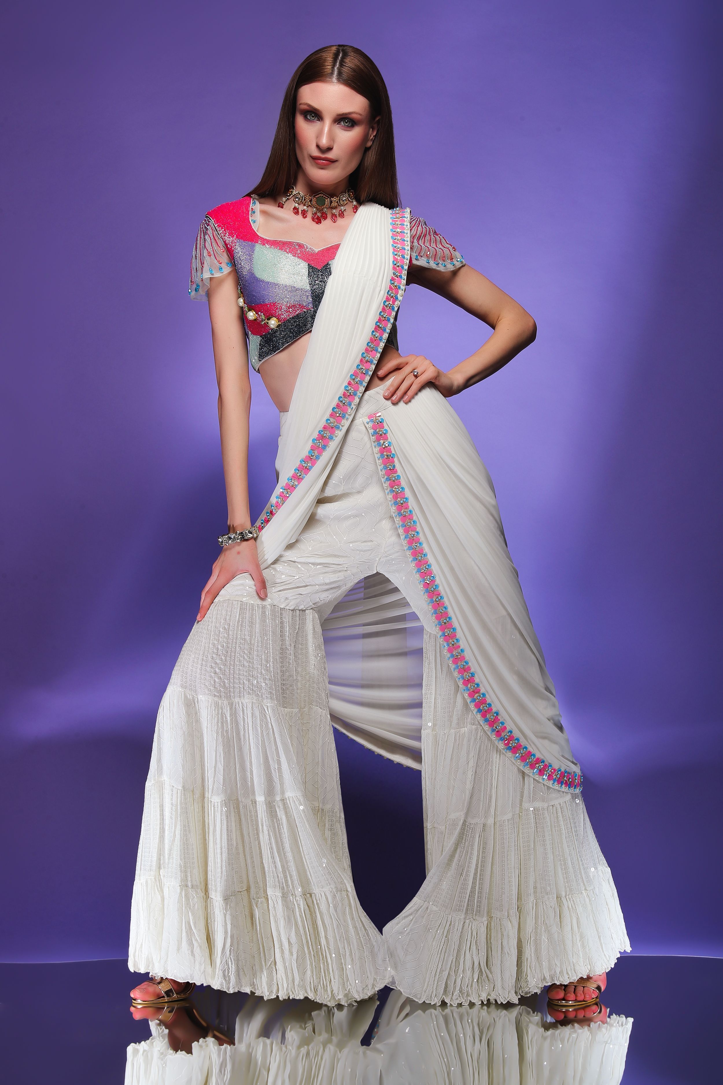A garment fashion shoot at delhi best Aperture7studios