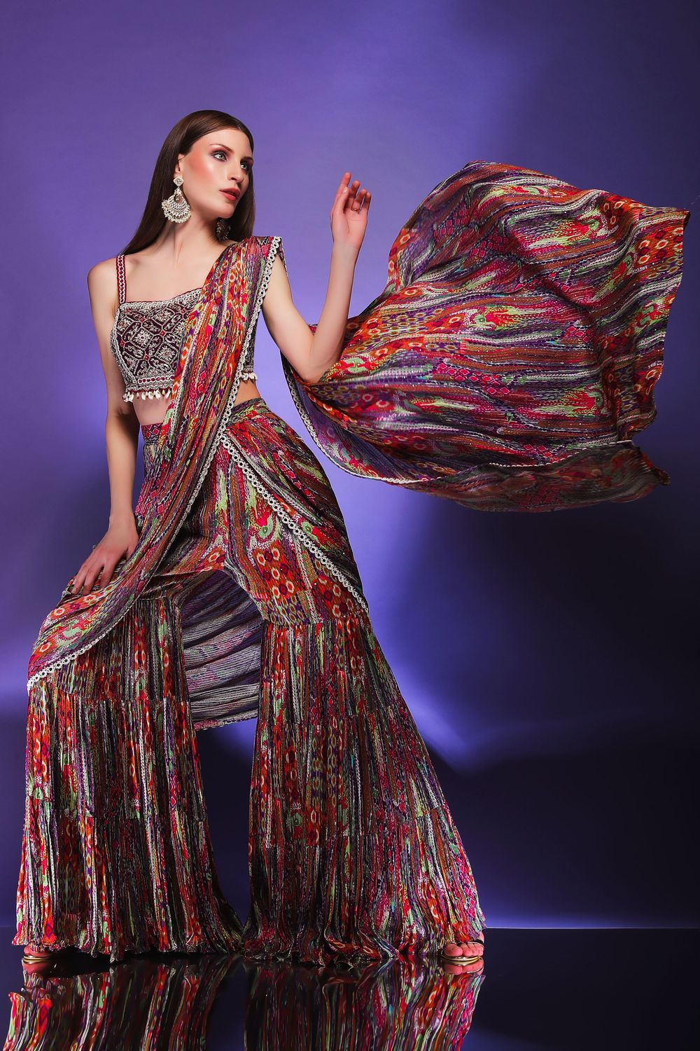 A garment fashion shoot at delhi best Aperture7studios