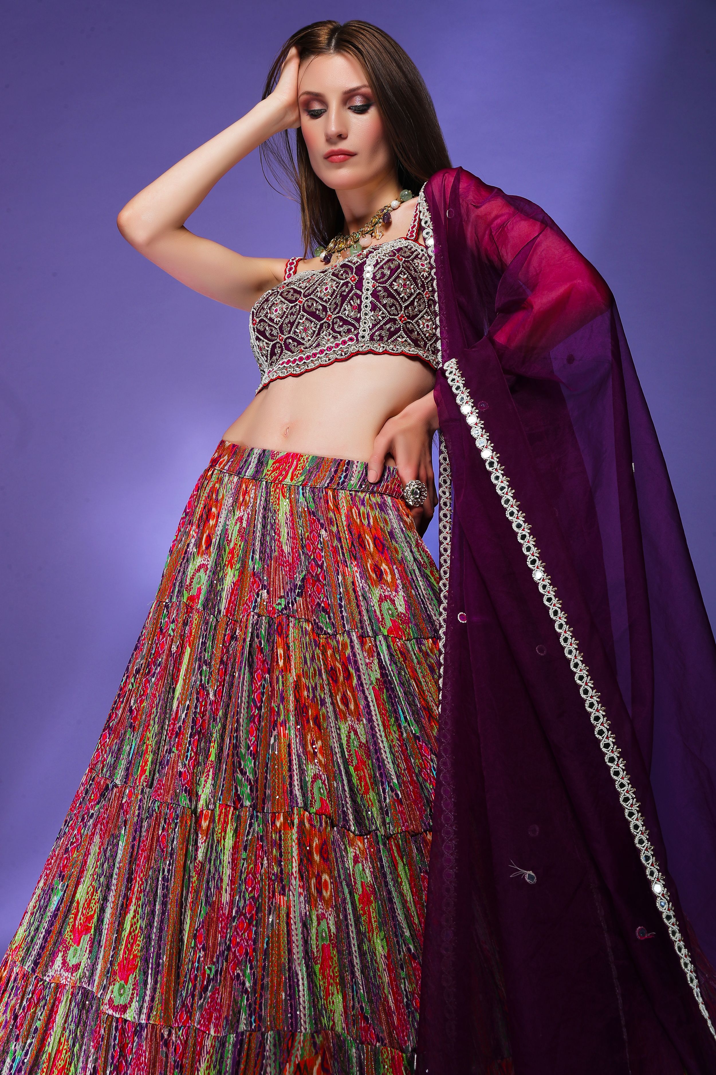 A garment fashion shoot at delhi best Aperture7studios