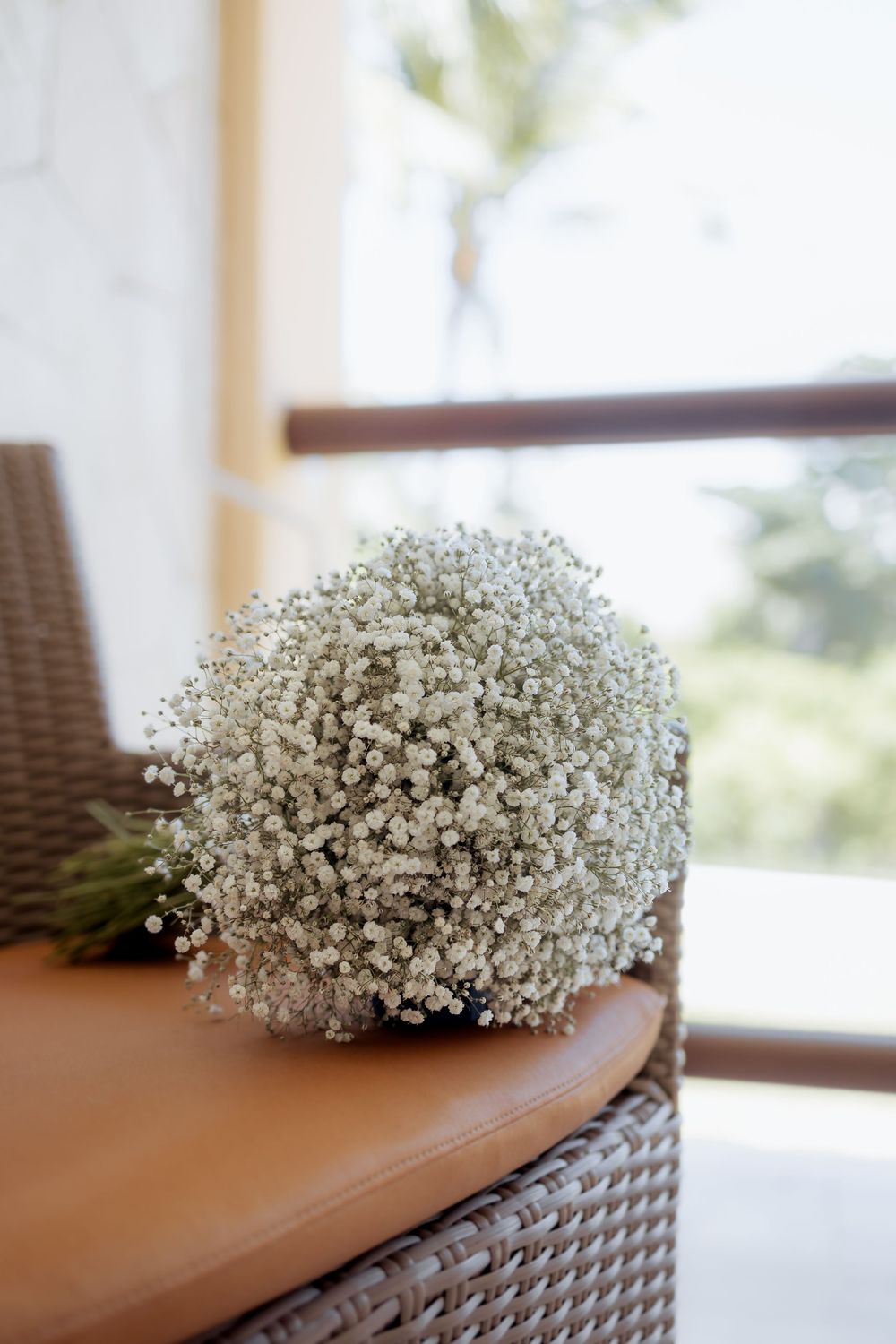 bride bouquet baby's breath flowers detail photo Mexico resort wedding photography packages from Canada in exchange for travel and expenses