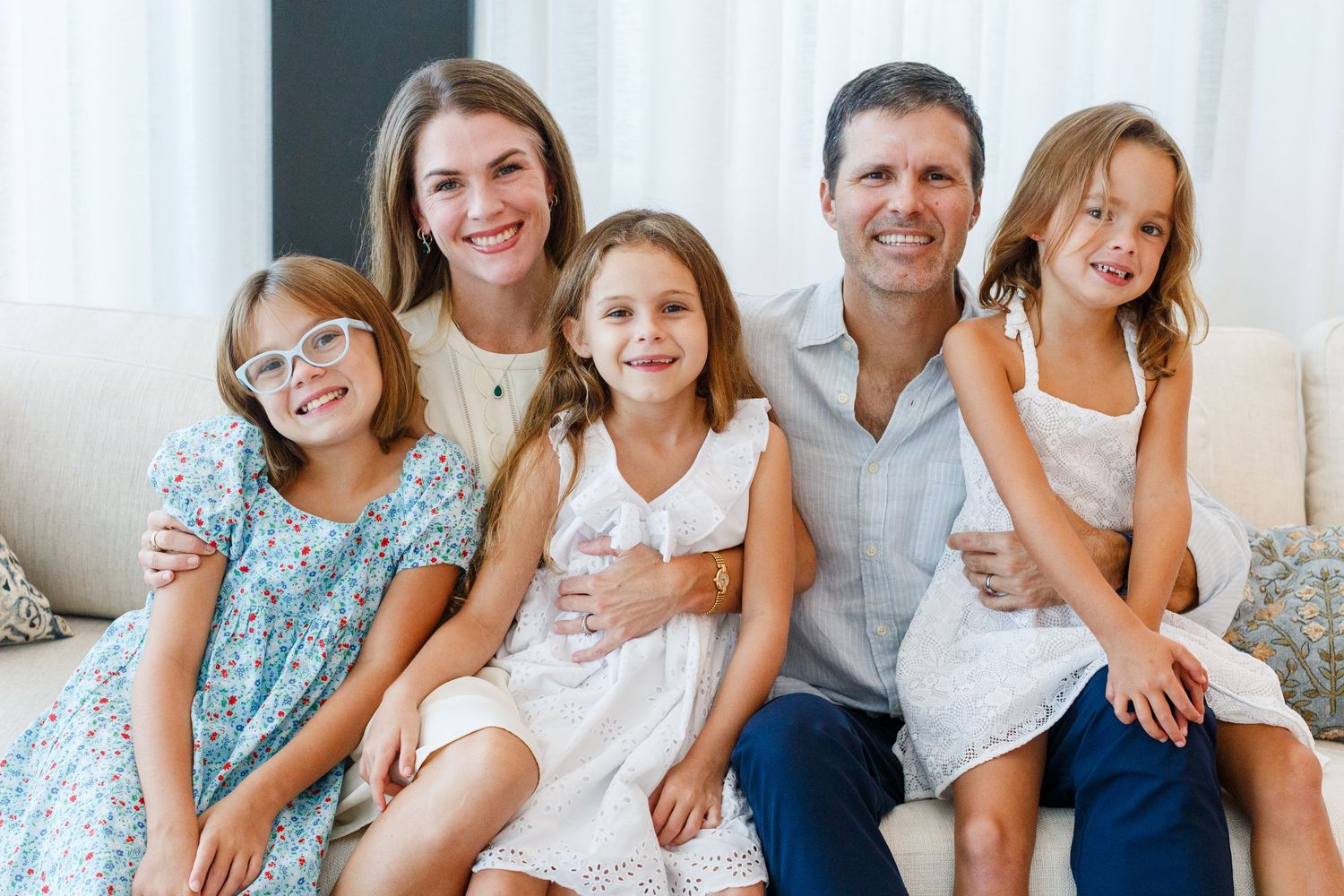 Family portrait in Dorado, Puerto Rico.