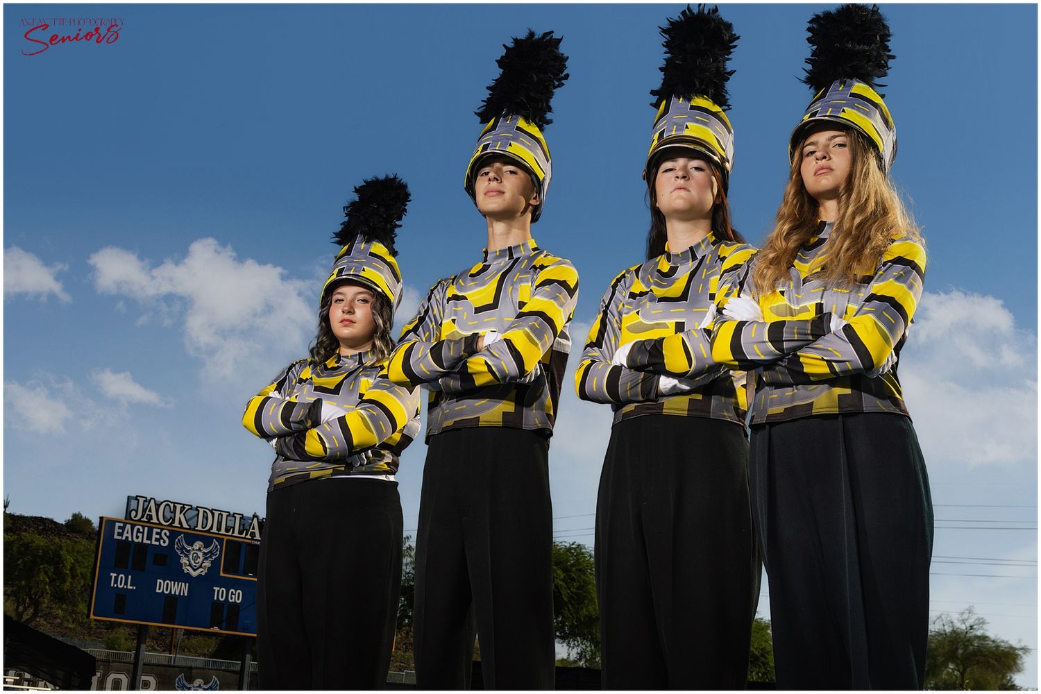 Marching Band Banners top 10 best Pictures Phoenix AZ Anjeanette Photography seniors AZMBA ABODA halftime performance photos