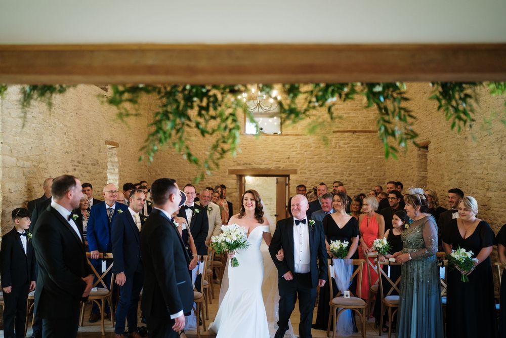 Kingscote Barn Wedding
