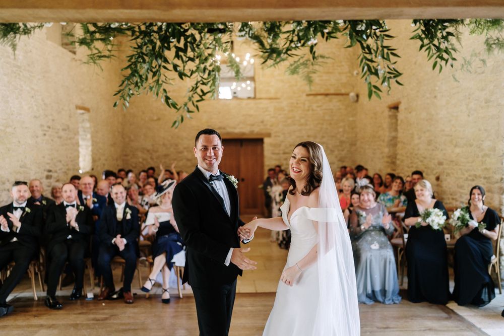 Kingscote Barn Wedding
