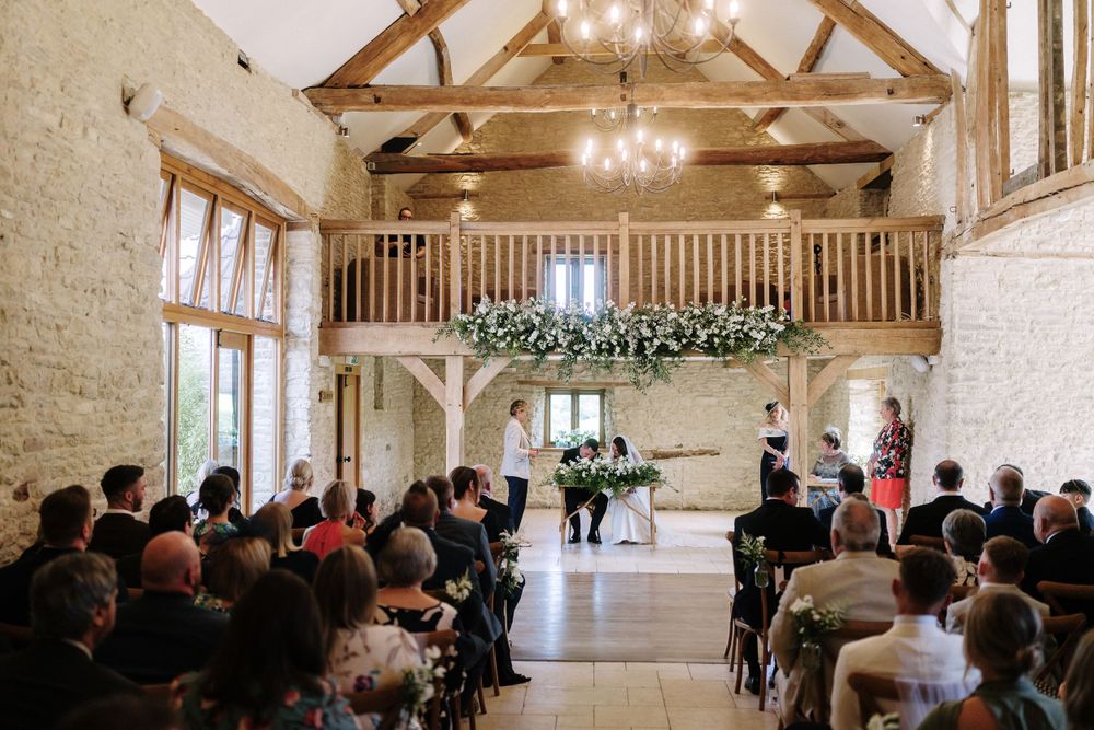 Kingscote Barn Wedding