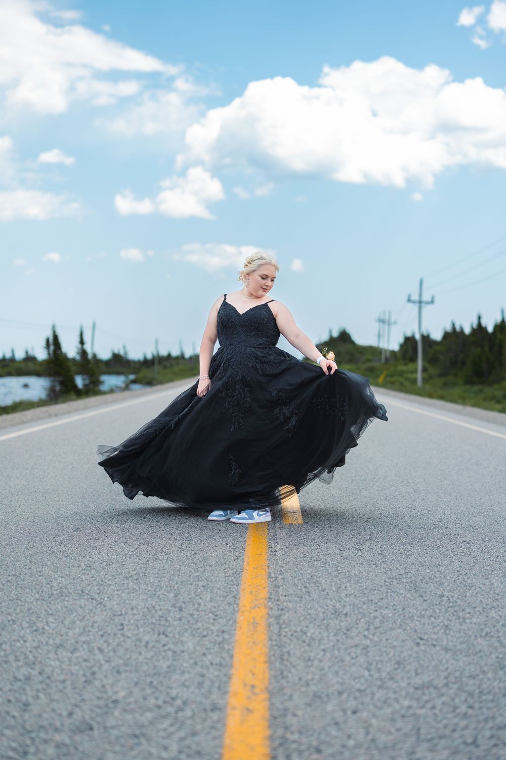 A graduation session in New Wes Valley, NL