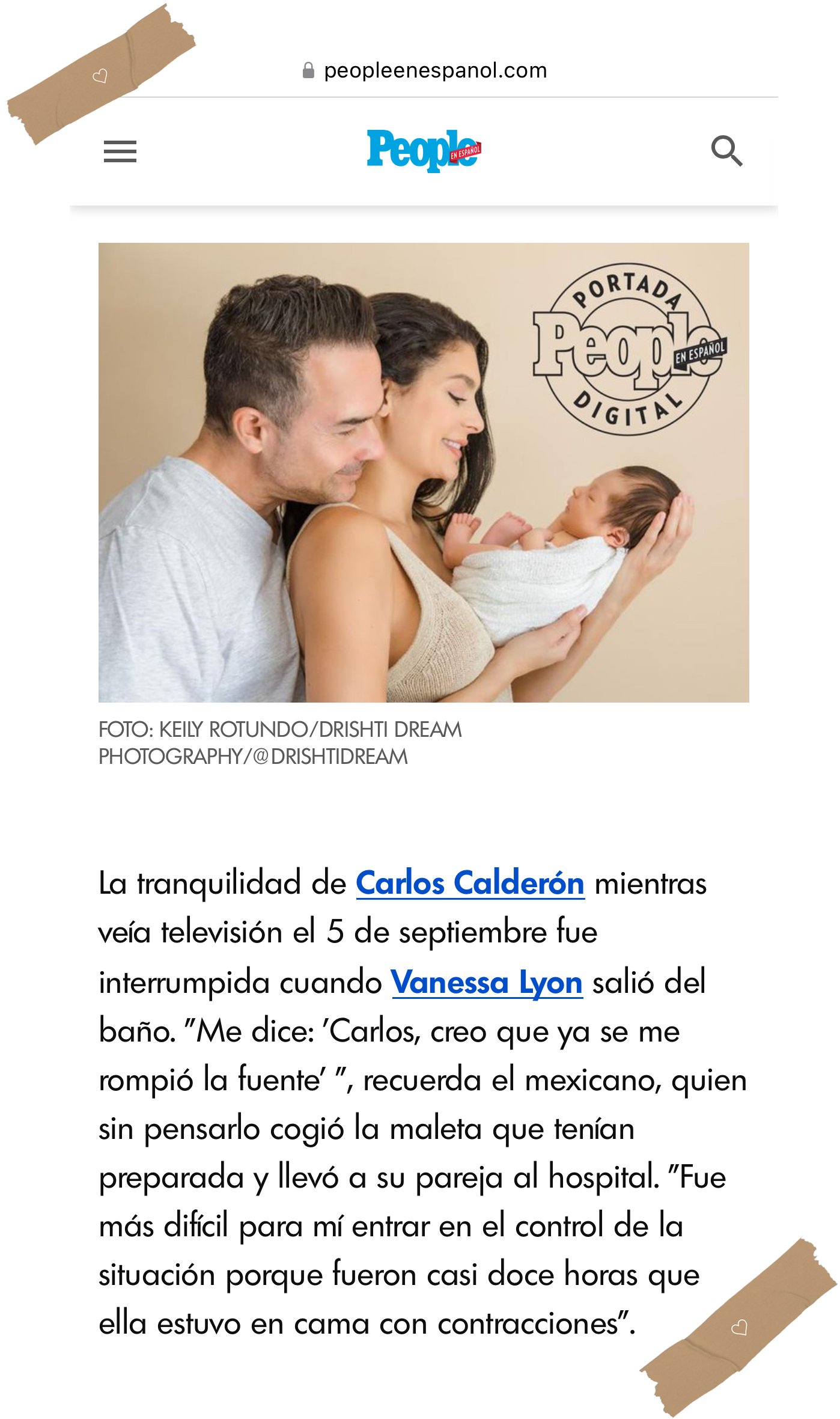 People en español mention by D. Dream Photography by Keily Rotundo. Bradenton, Parrish, Lakewood Ranch, FL.