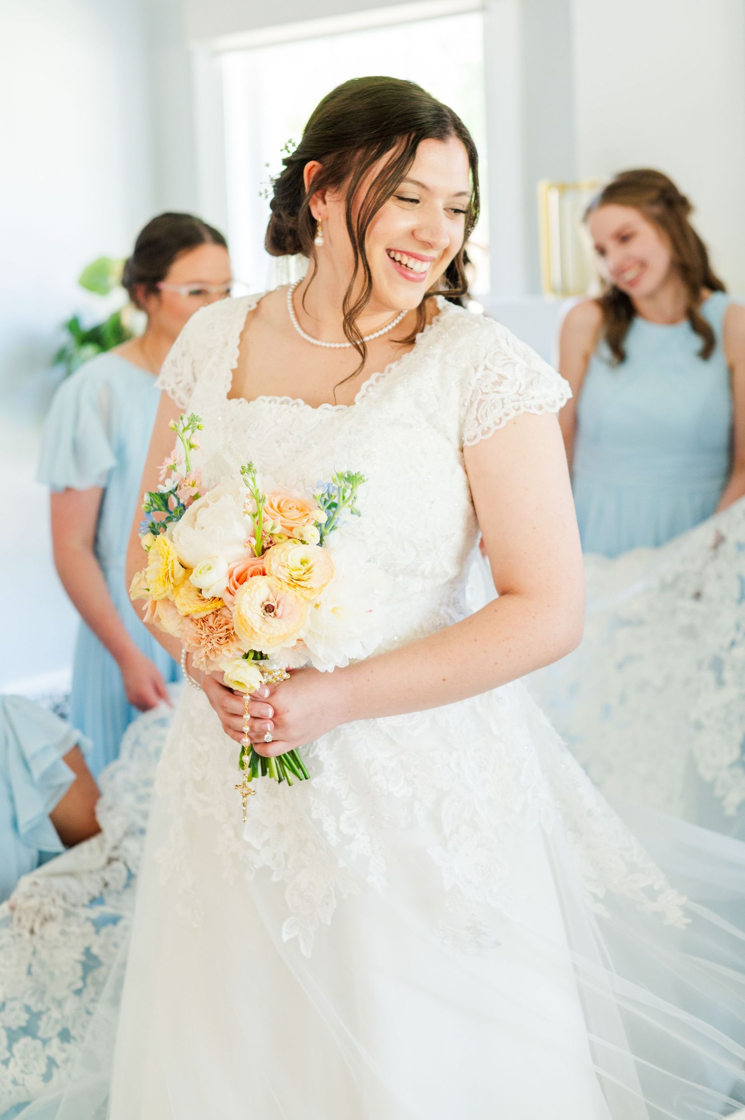 Wedding at Christ the King Parish in Tulsa Oklahoma.
