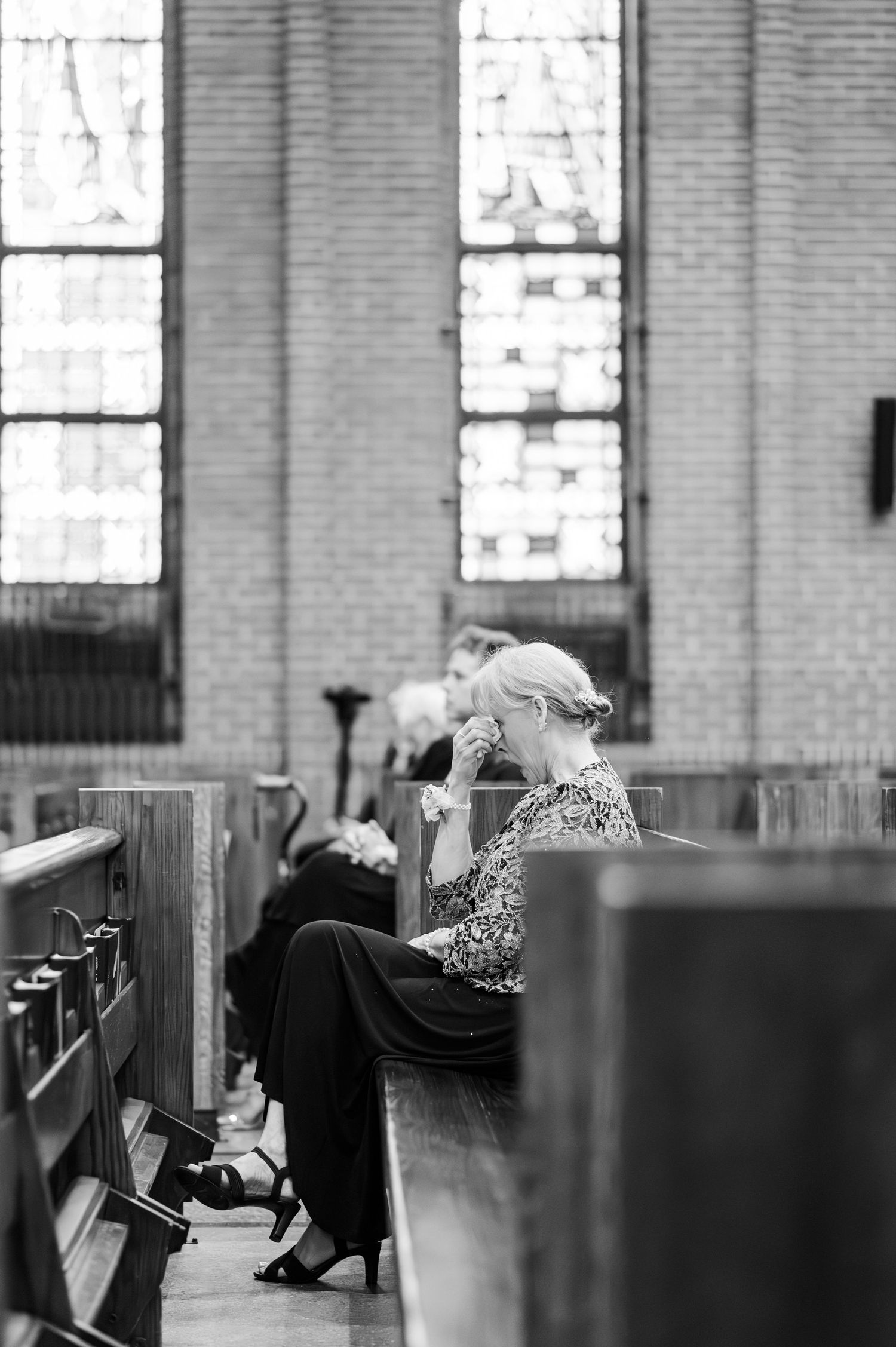 Wedding at Christ the King Parish in Tulsa Oklahoma.
